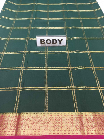Pure Mysore Silk Saree.