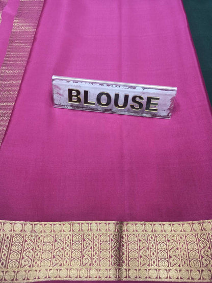 Pure Mysore Silk Saree.