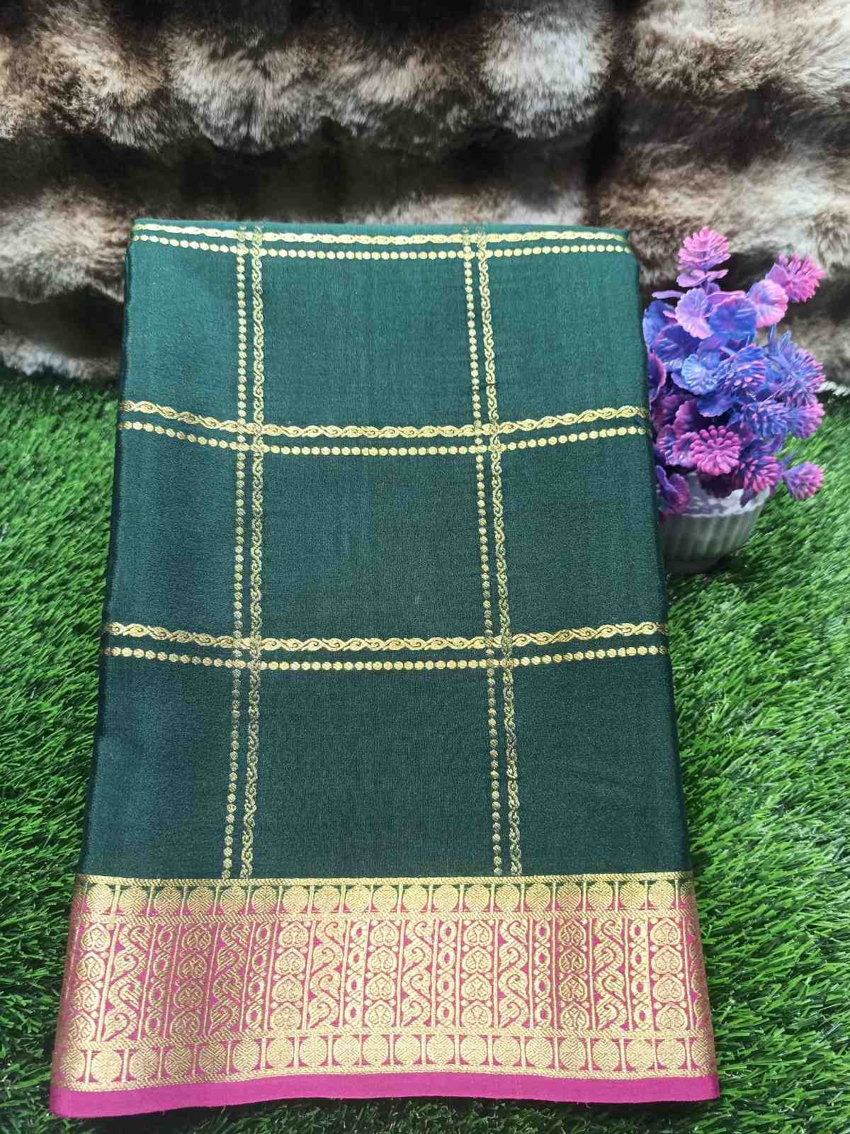 Pure Mysore Silk Saree.