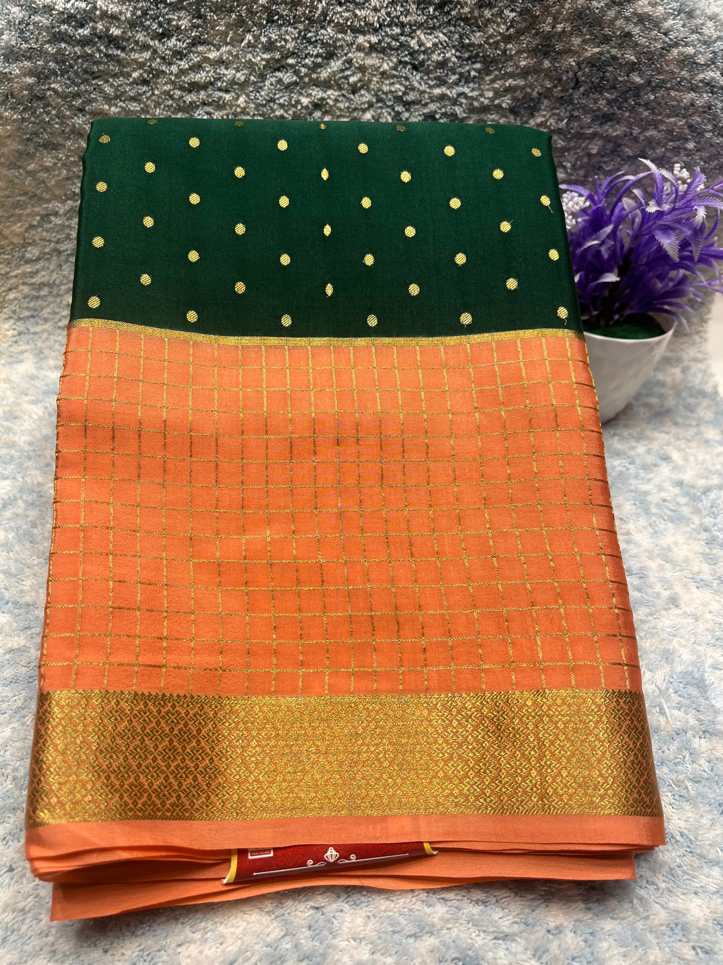 Pure Mysore Silk Saree.
