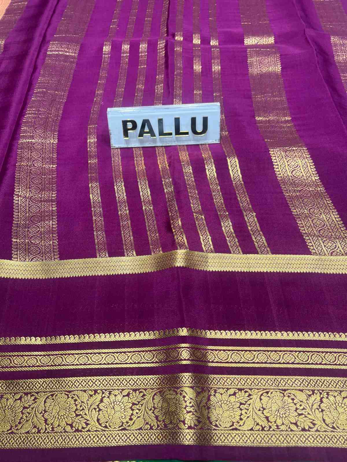 Pure Mysore Silk Saree.
