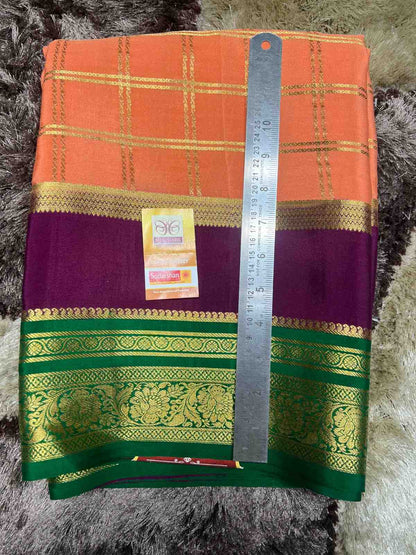 Pure Mysore Silk Saree.