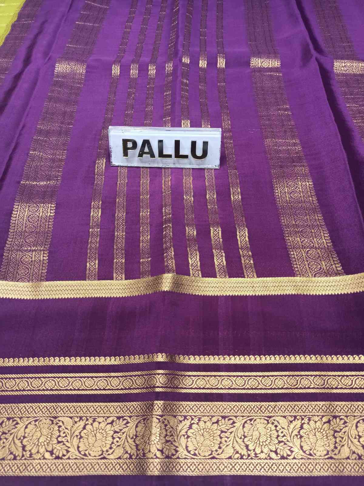 Pure Mysore Silk Saree.