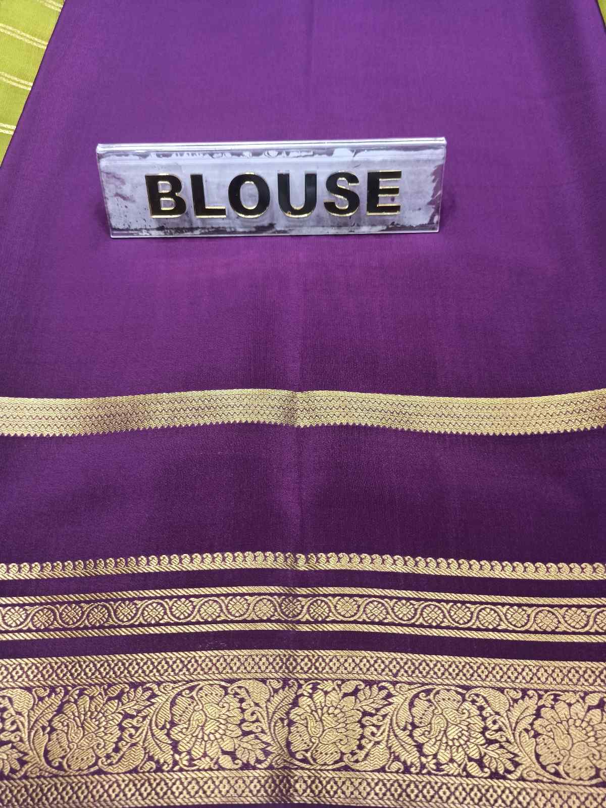 Pure Mysore Silk Saree.