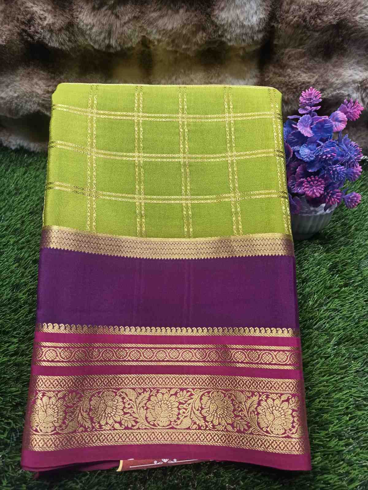 Pure Mysore Silk Saree.