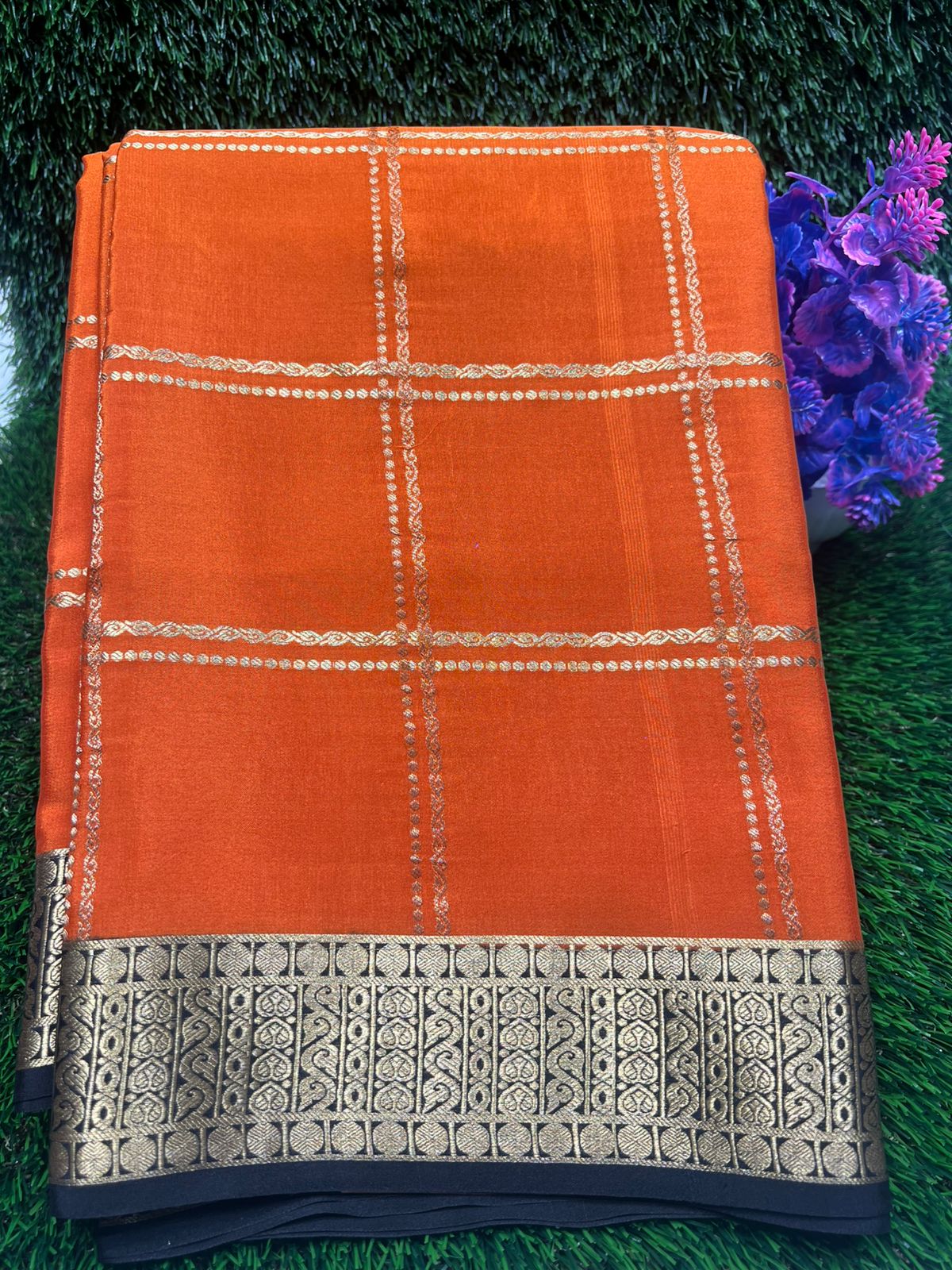 Pure Mysore Silk Saree.