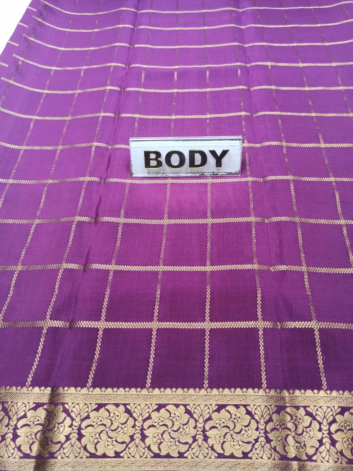 Pure Mysore Silk Saree.