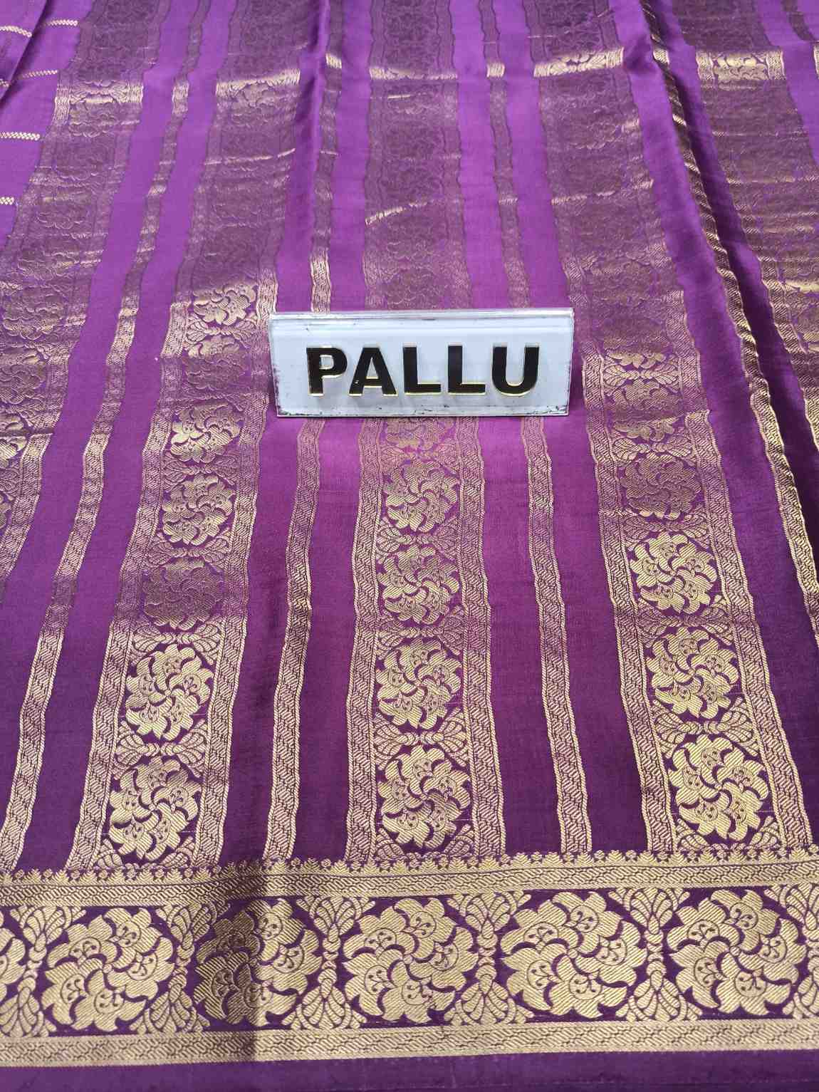 Pure Mysore Silk Saree.