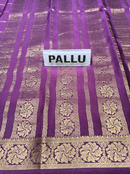 Pure Mysore Silk Saree.