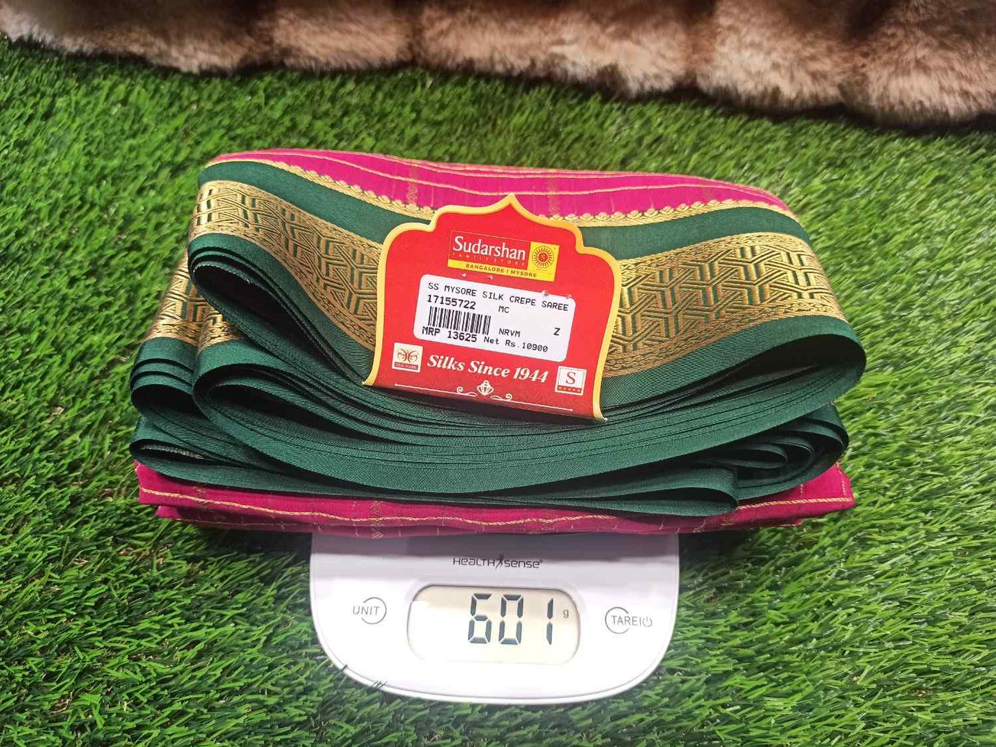 Pure Mysore Silk Saree.