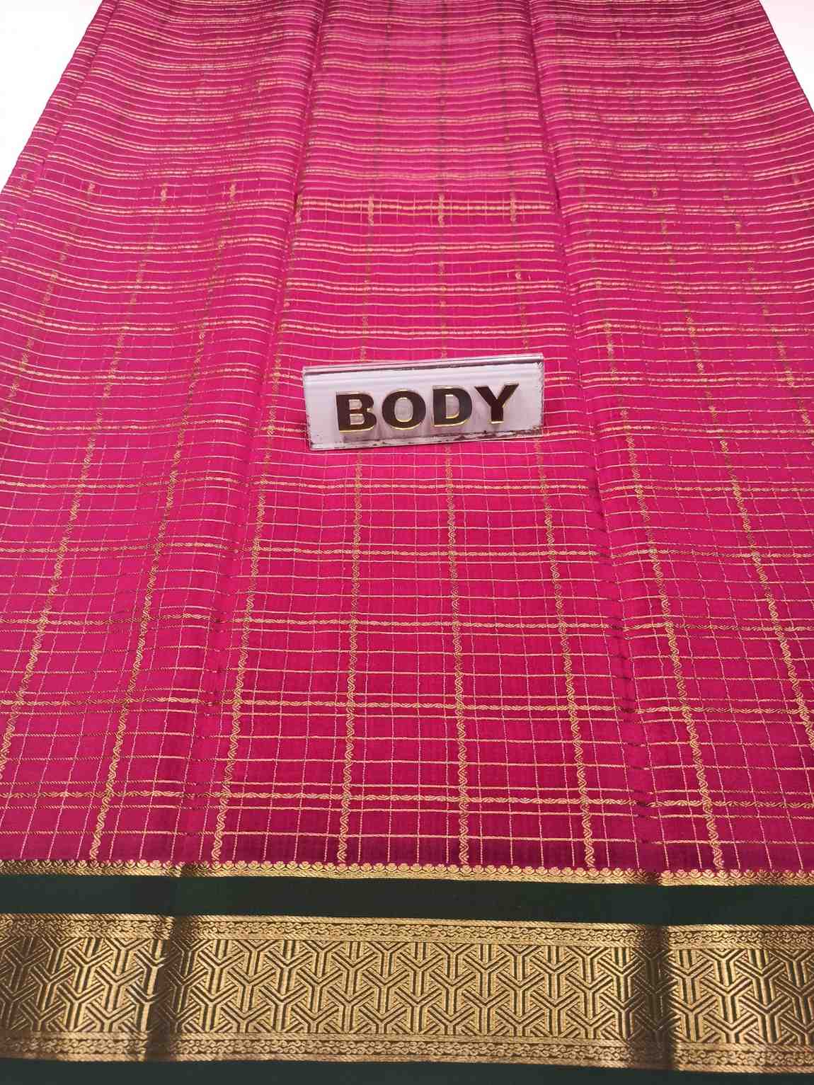 Pure Mysore Silk Saree.