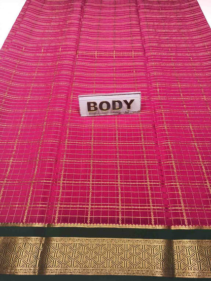 Pure Mysore Silk Saree.