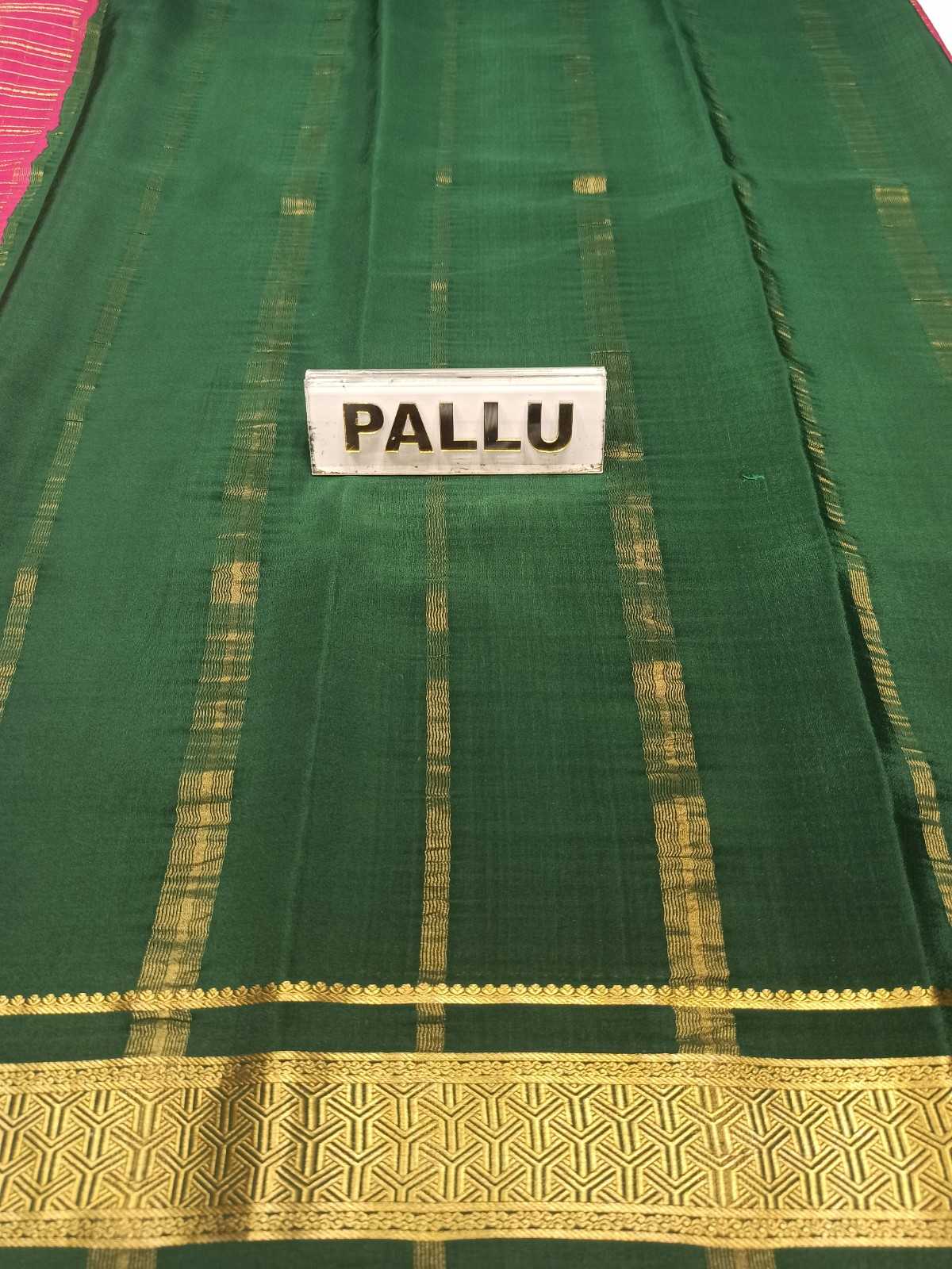 Pure Mysore Silk Saree.