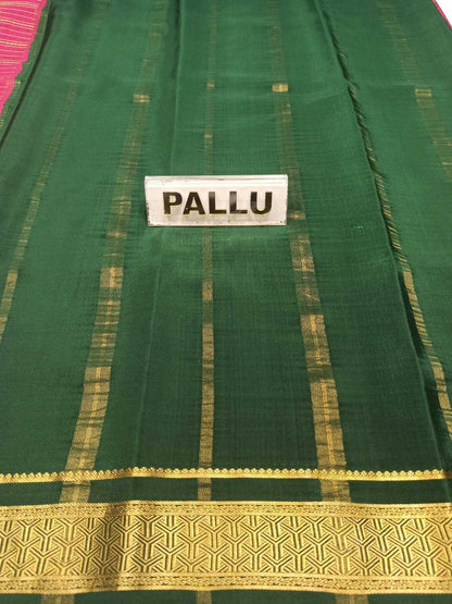 Pure Mysore Silk Saree.
