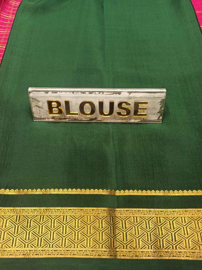 Pure Mysore Silk Saree.