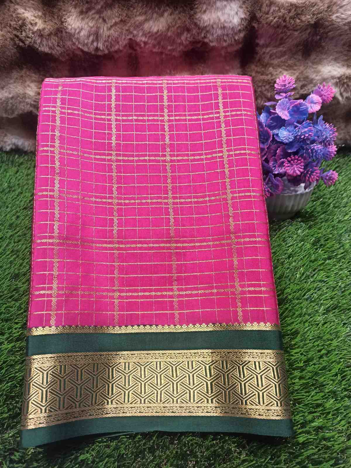 Pure Mysore Silk Saree.