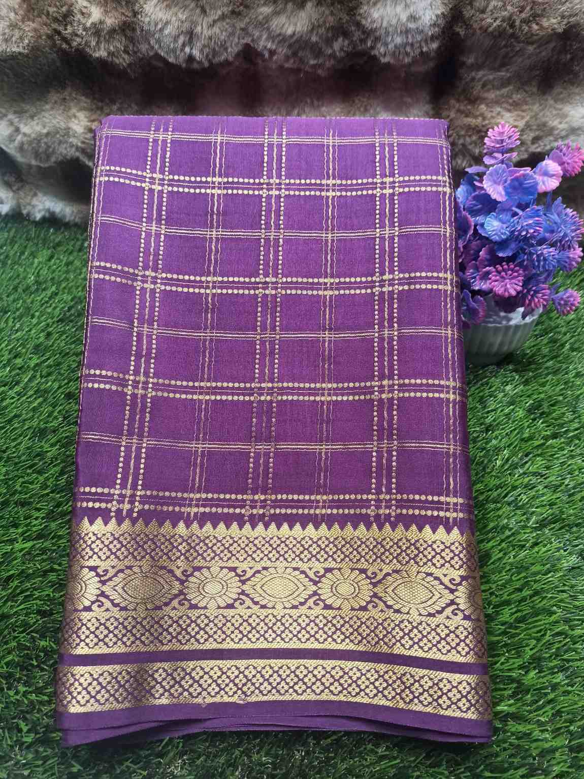 Pure Mysore Silk Saree.