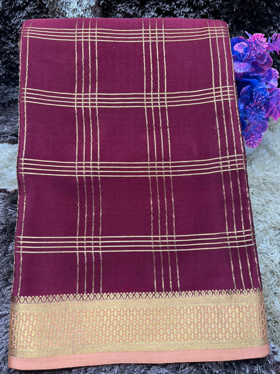 Pure Mysore Silk Saree.