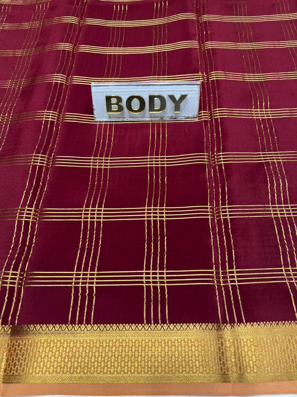 Pure Mysore Silk Saree.