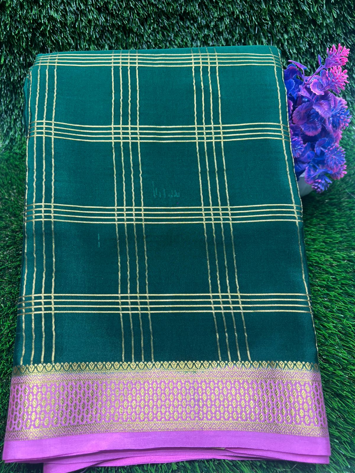 Pure Mysore Silk Saree.