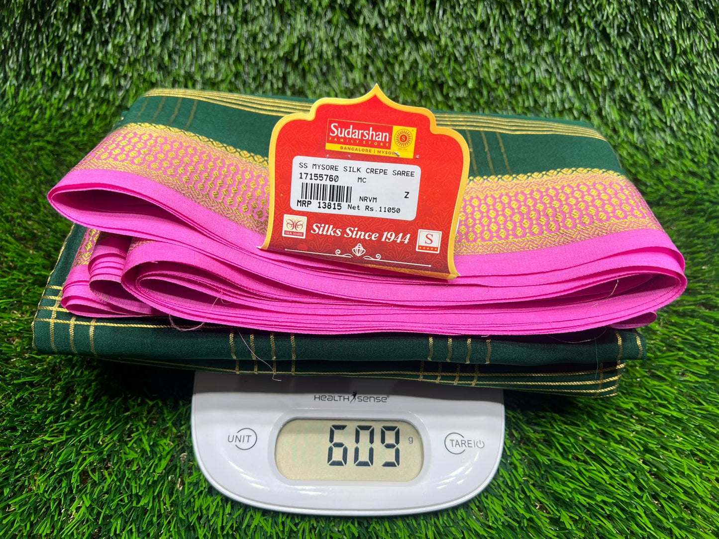 Pure Mysore Silk Saree.