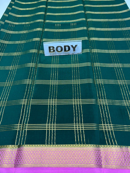 Pure Mysore Silk Saree.