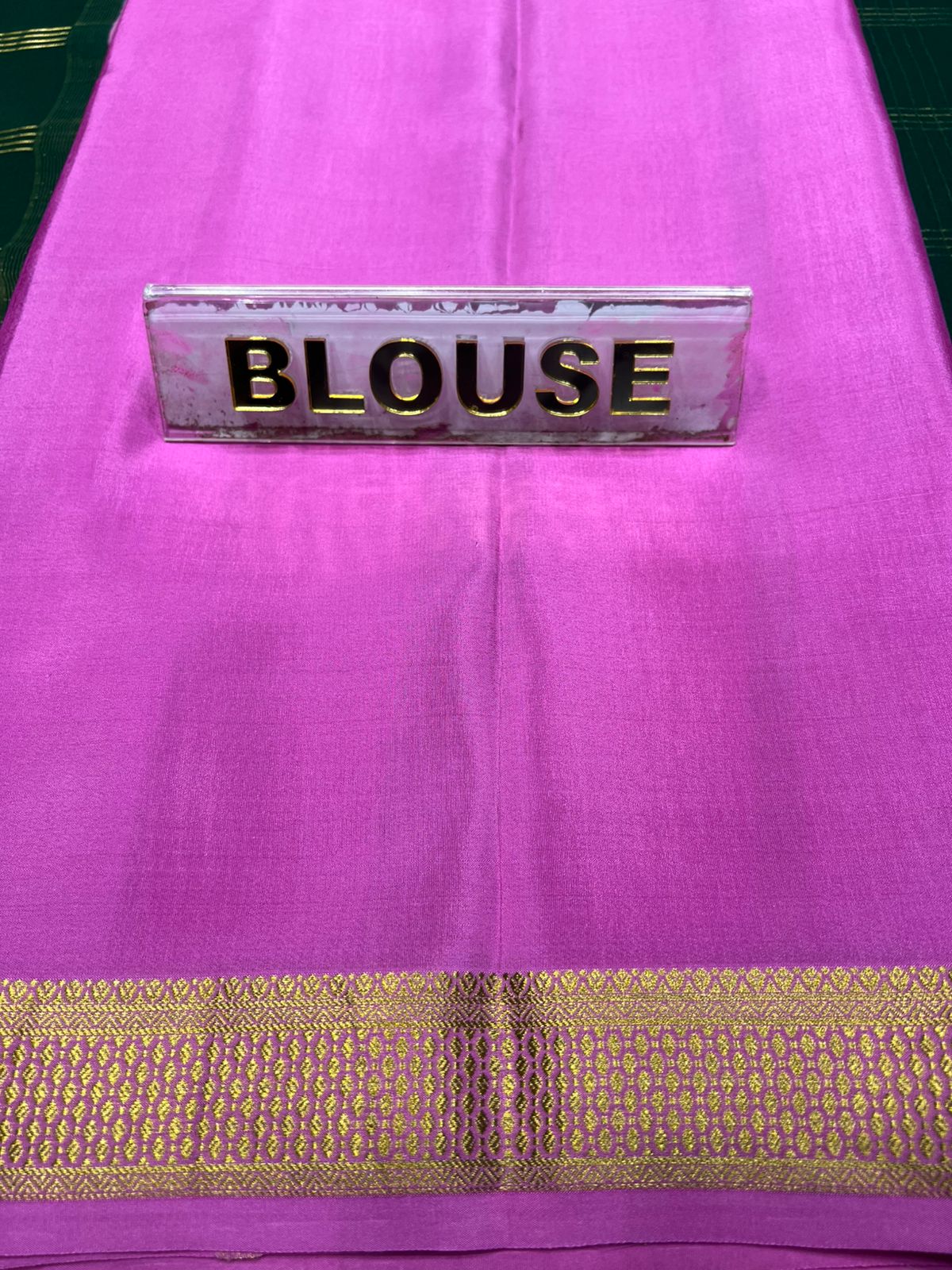 Pure Mysore Silk Saree.