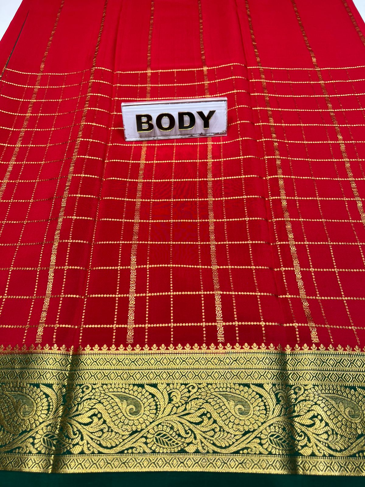 Pure Mysore Silk Saree.
