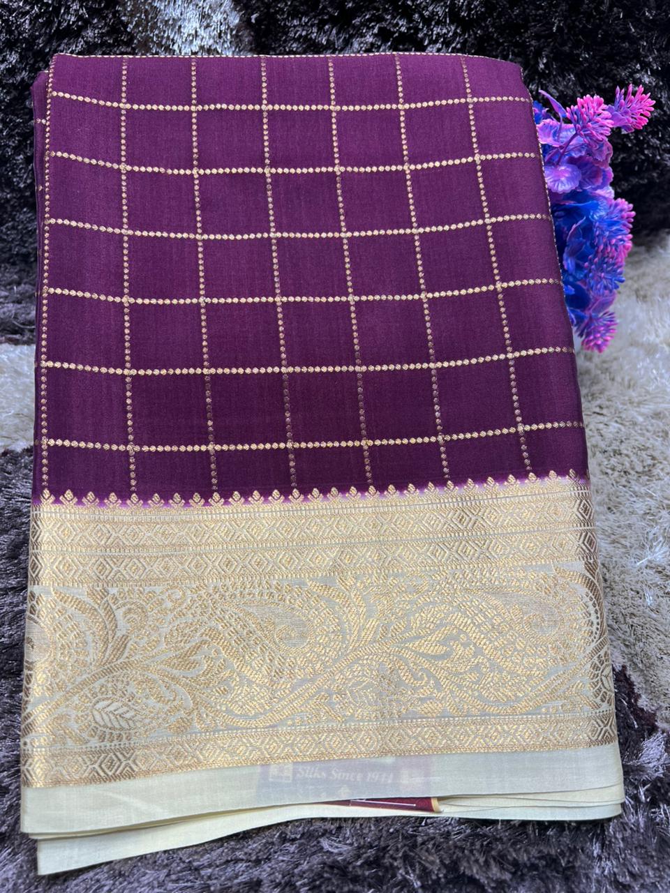 Pure Mysore Silk Saree.