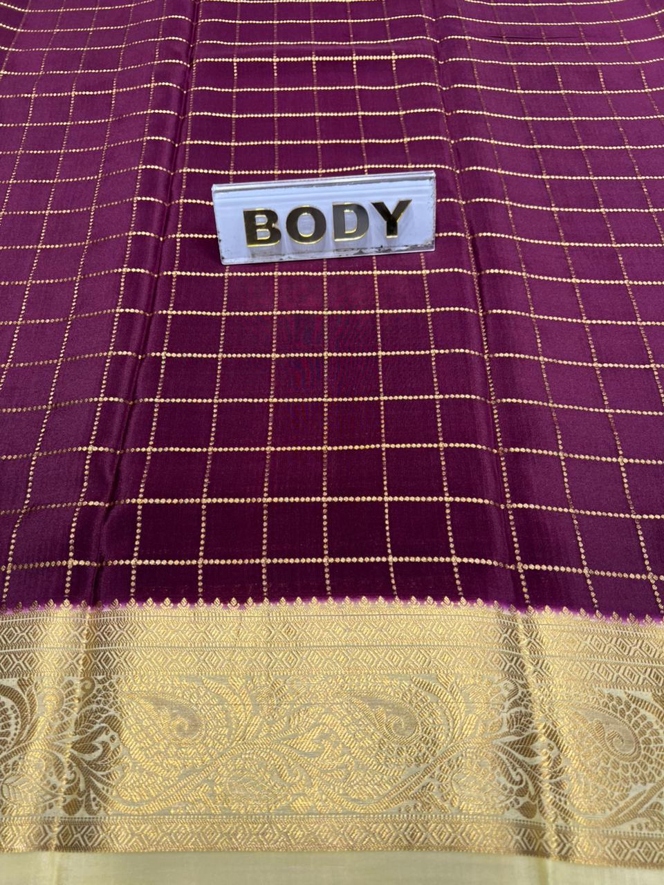 Pure Mysore Silk Saree.