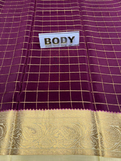 Pure Mysore Silk Saree.