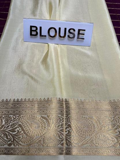 Pure Mysore Silk Saree.