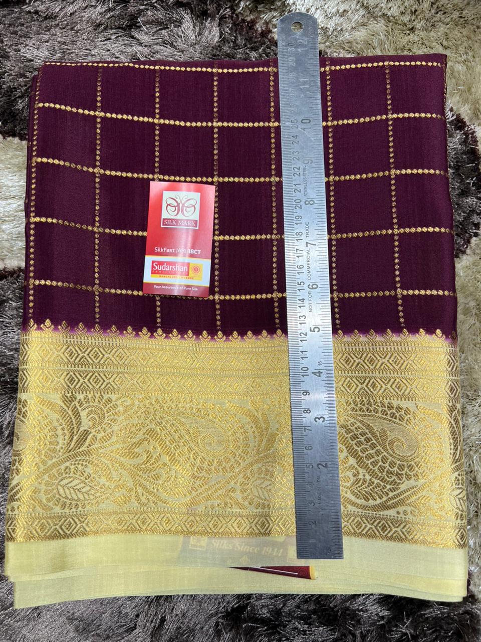 Pure Mysore Silk Saree.