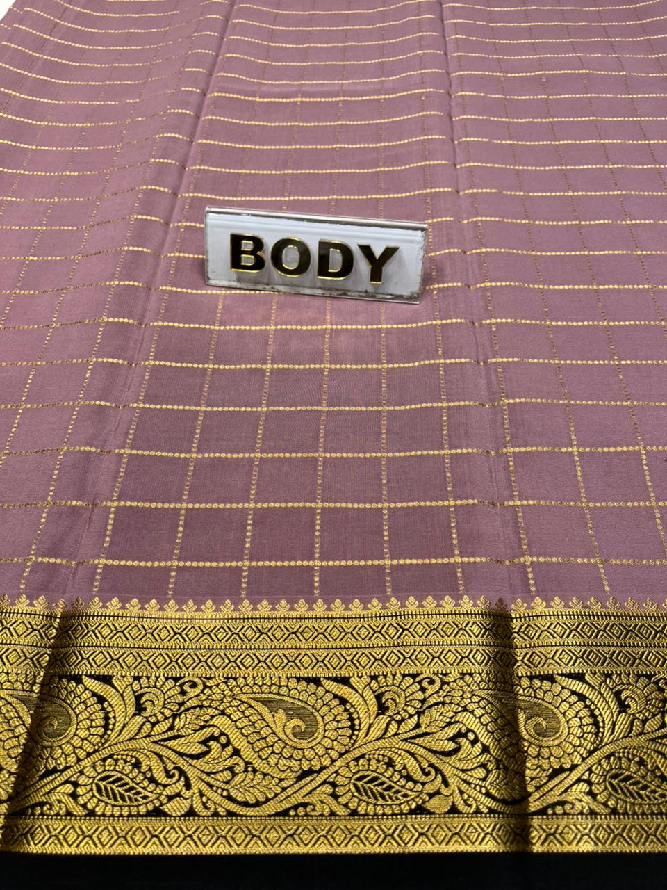 Pure Mysore Silk Saree.