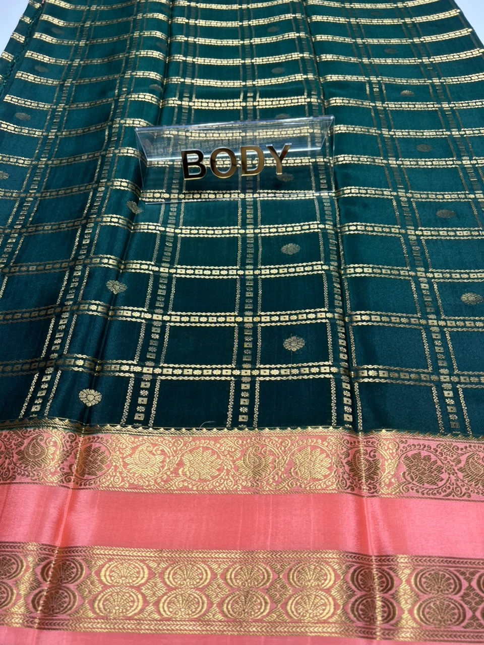 Pure Mysore Silk Saree.