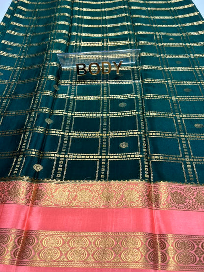 Pure Mysore Silk Saree.