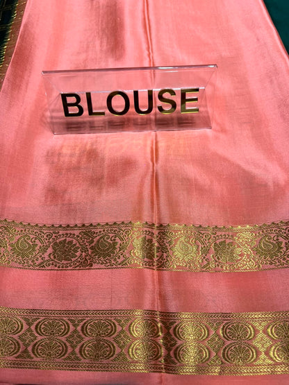 Pure Mysore Silk Saree.