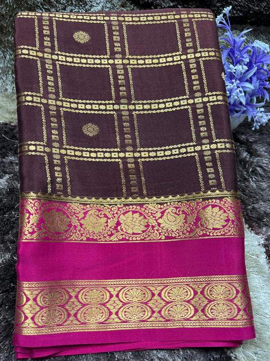 Pure Mysore Silk Saree.