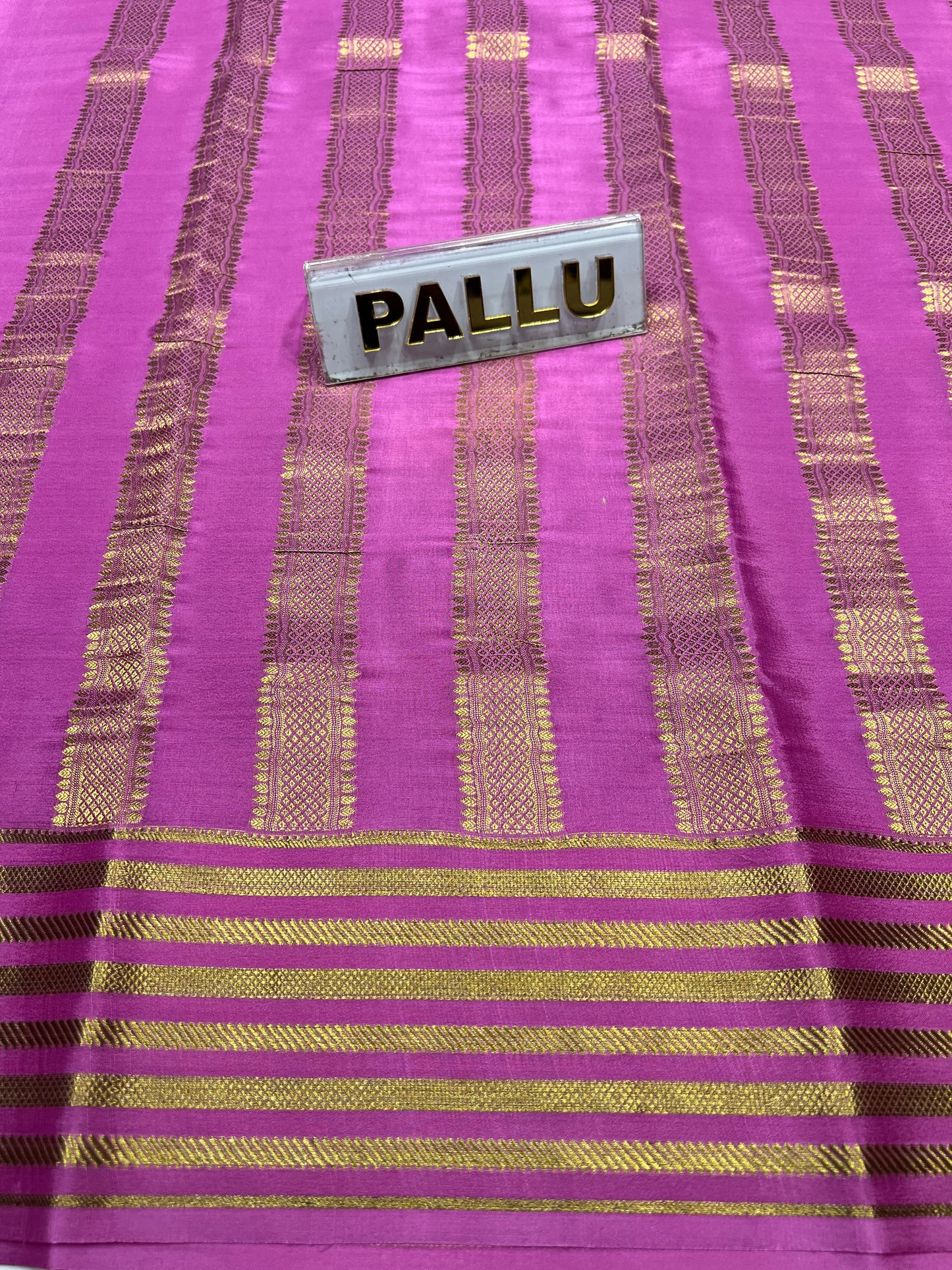 Pure Mysore Silk Saree.