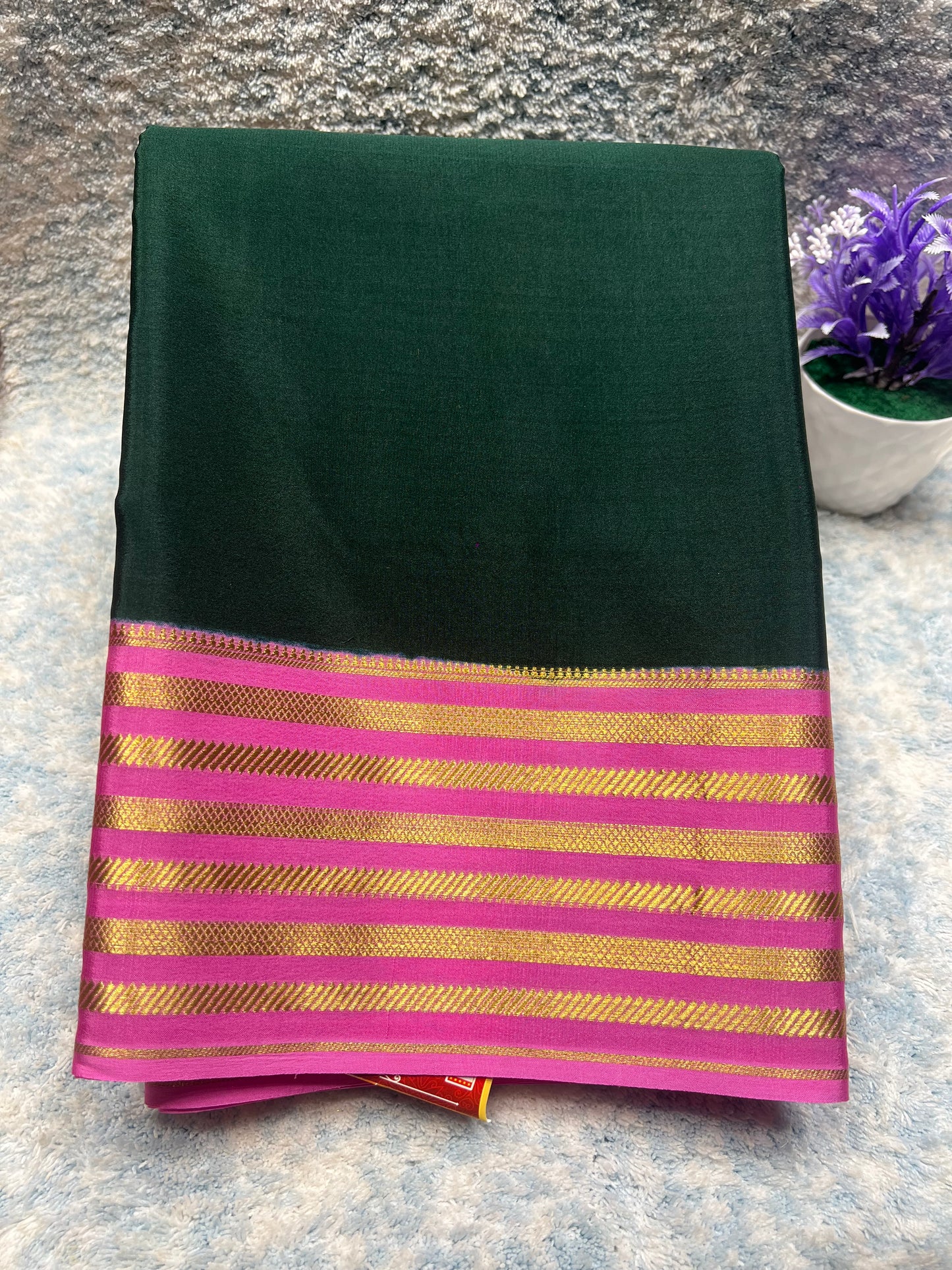 Pure Mysore Silk Saree.