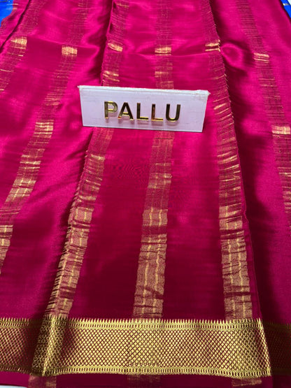 Pure Mysore Silk Saree.