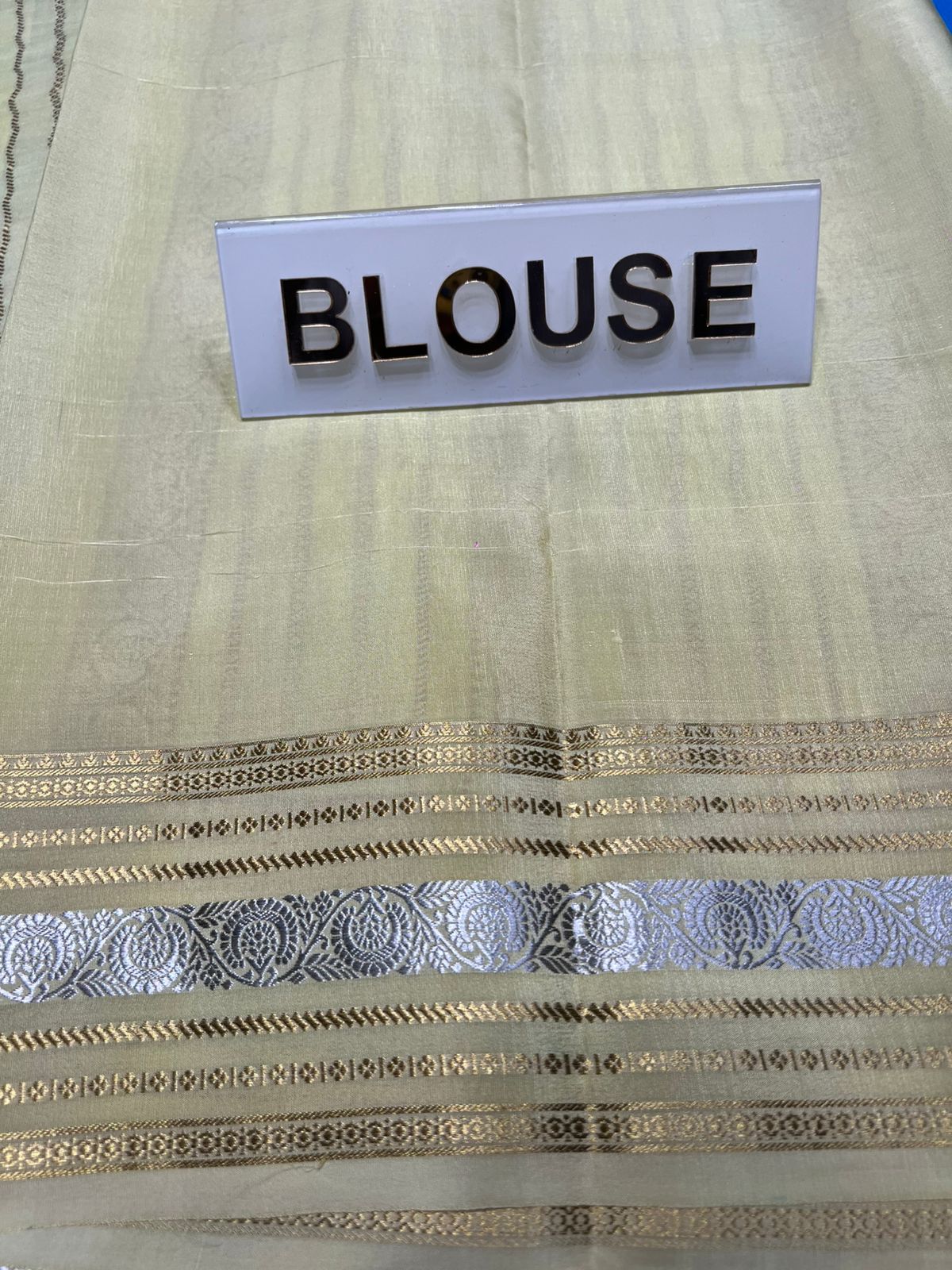 Pure Mysore Silk Saree.