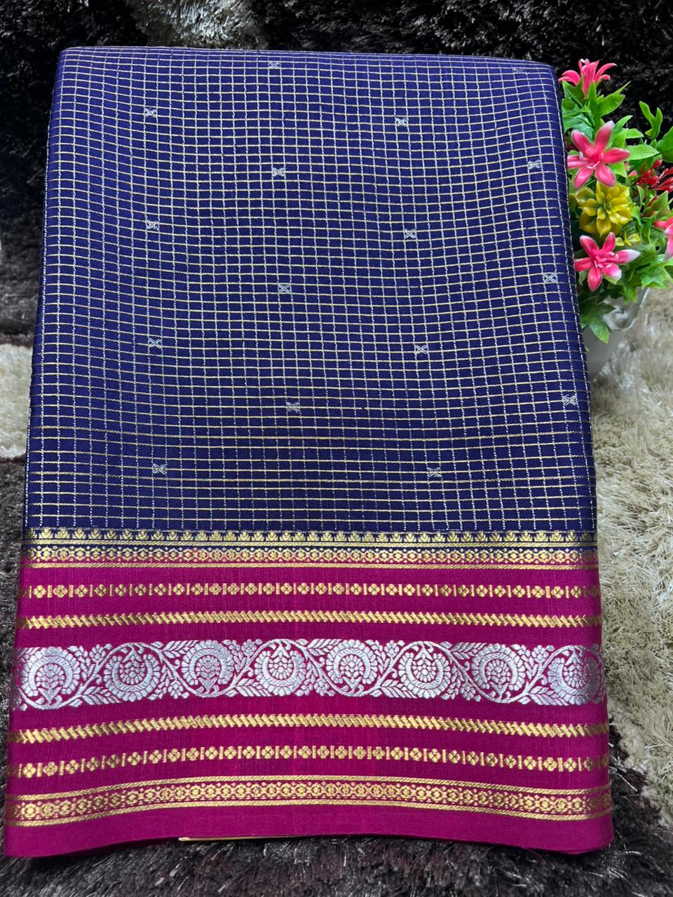 Pure Mysore Silk Saree.