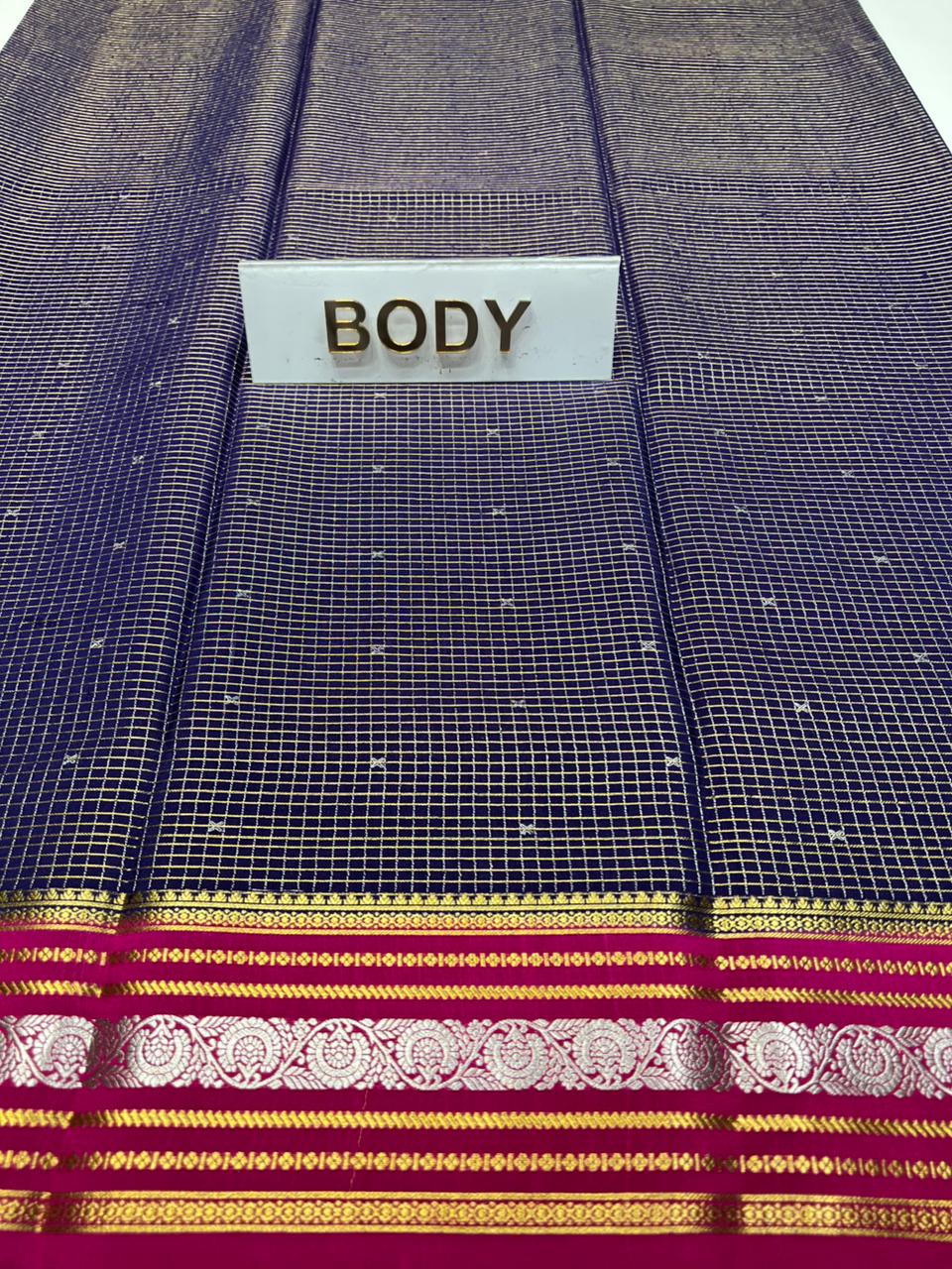 Pure Mysore Silk Saree.