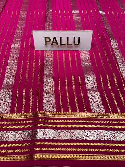 Pure Mysore Silk Saree.