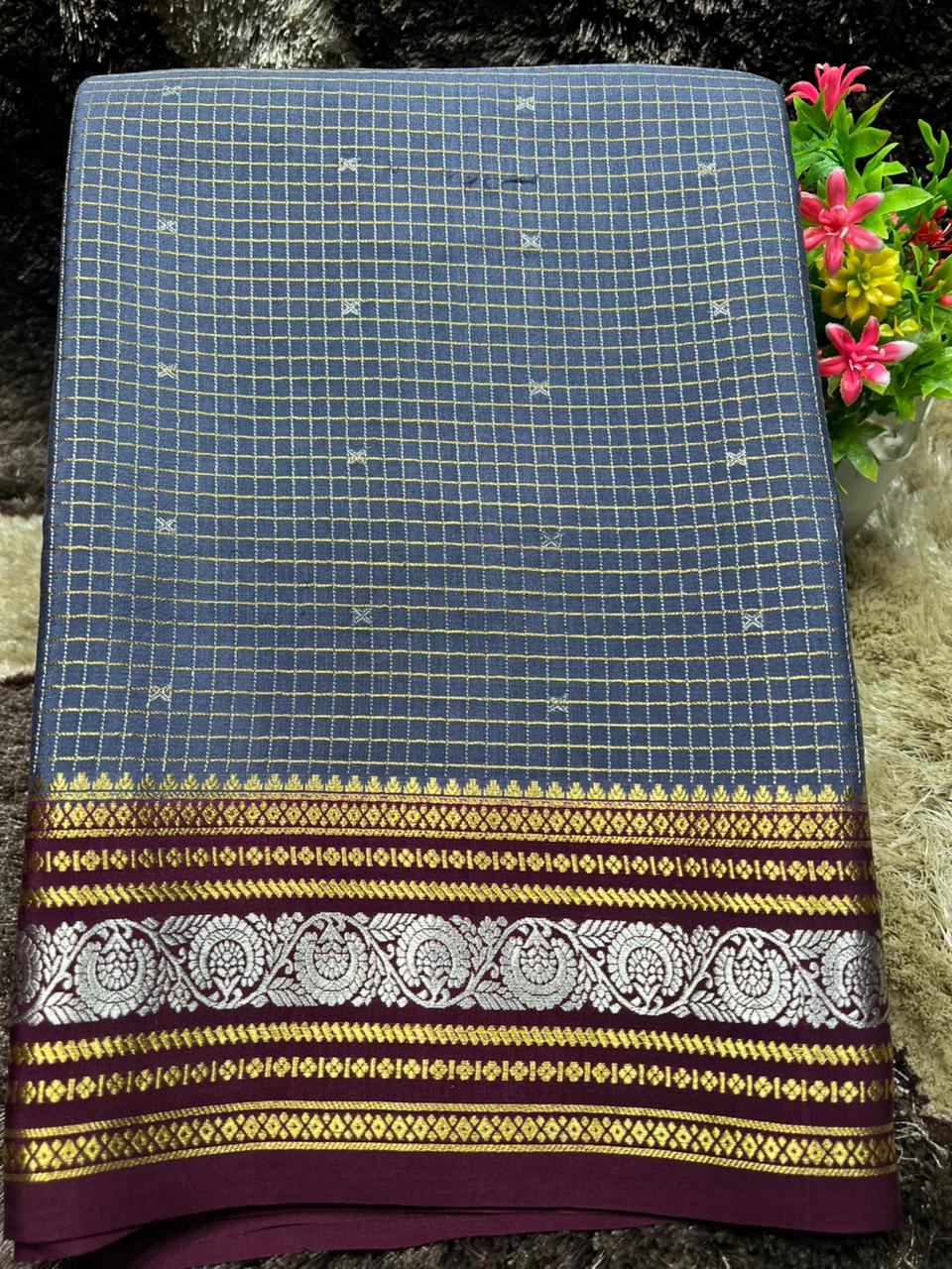 Pure Mysore Silk Saree.