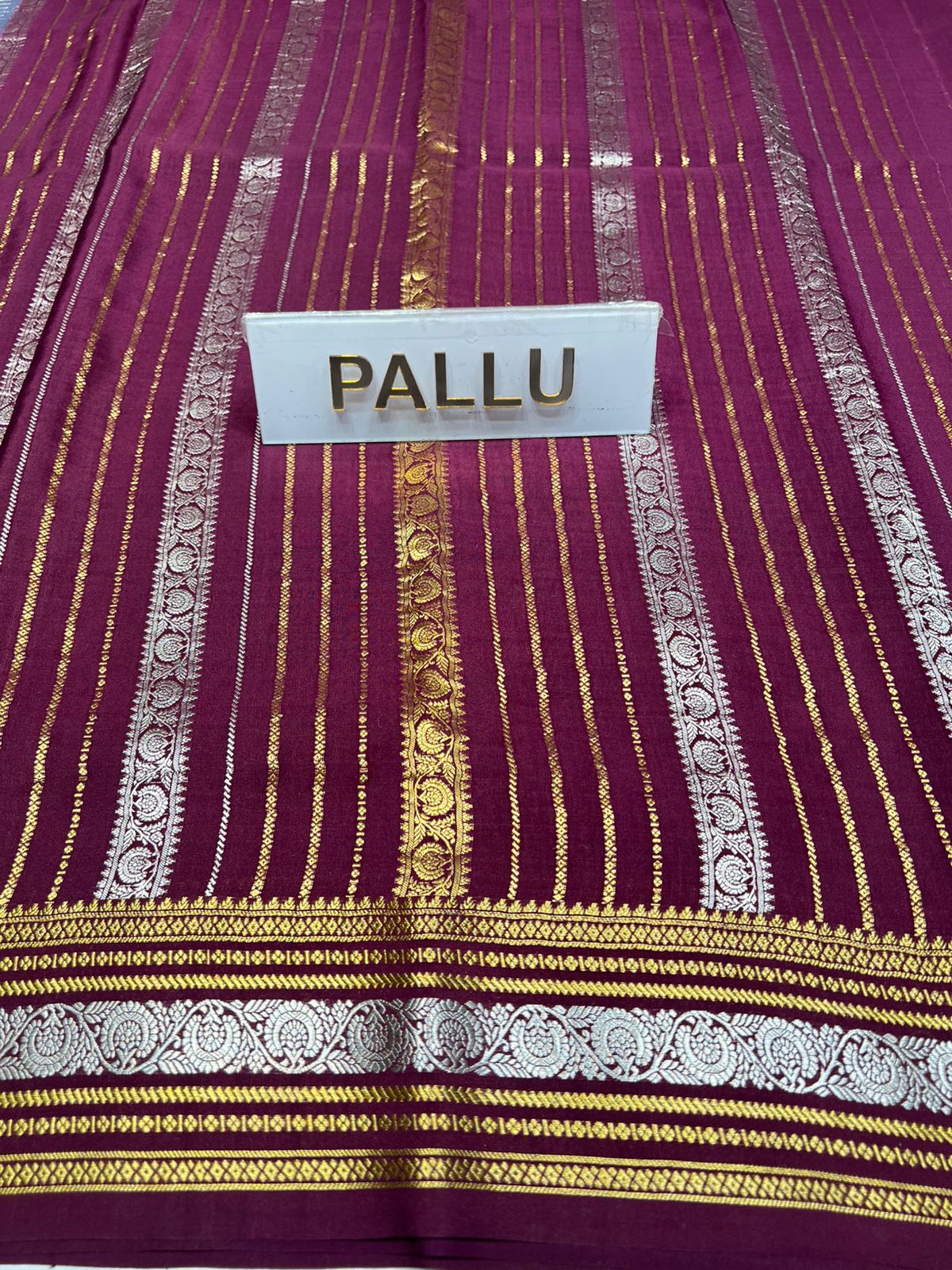Pure Mysore Silk Saree.