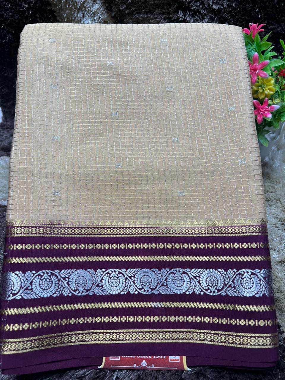 Pure Mysore Silk Saree.