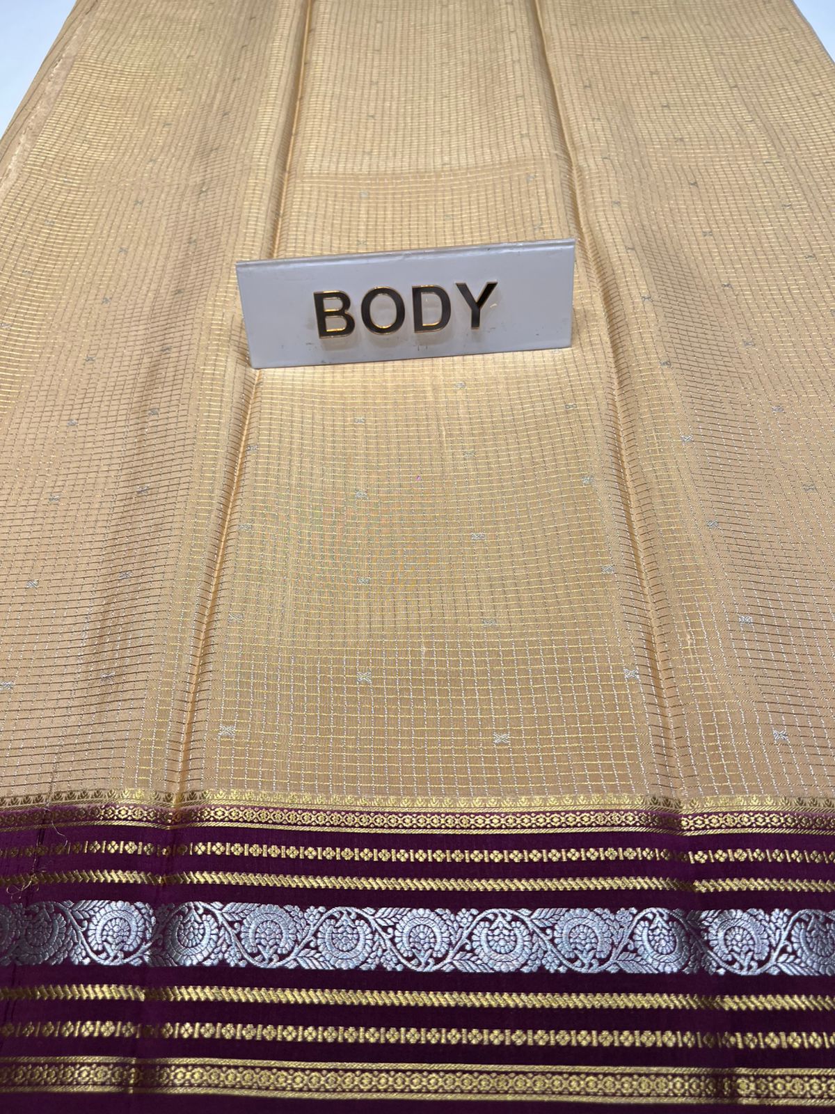 Pure Mysore Silk Saree.
