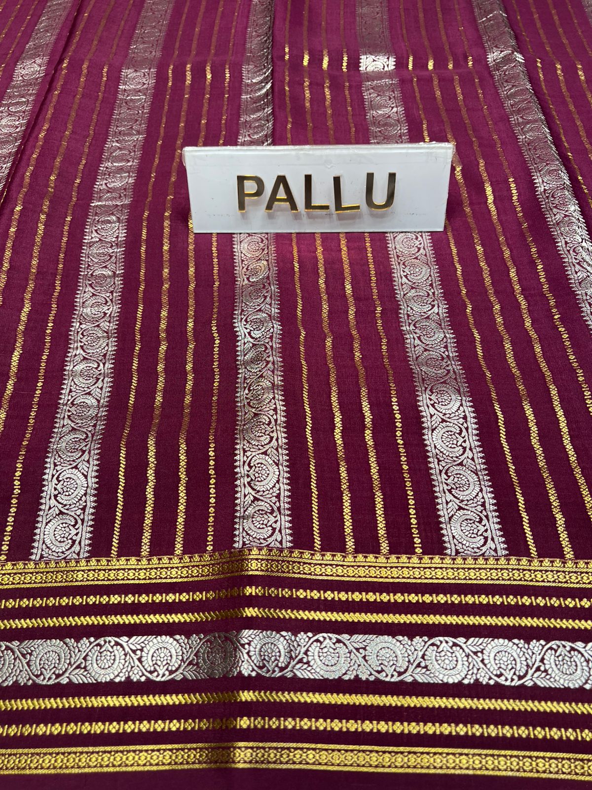 Pure Mysore Silk Saree.
